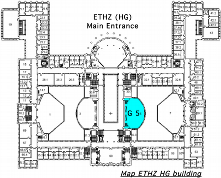 Map ETHZ HG Building