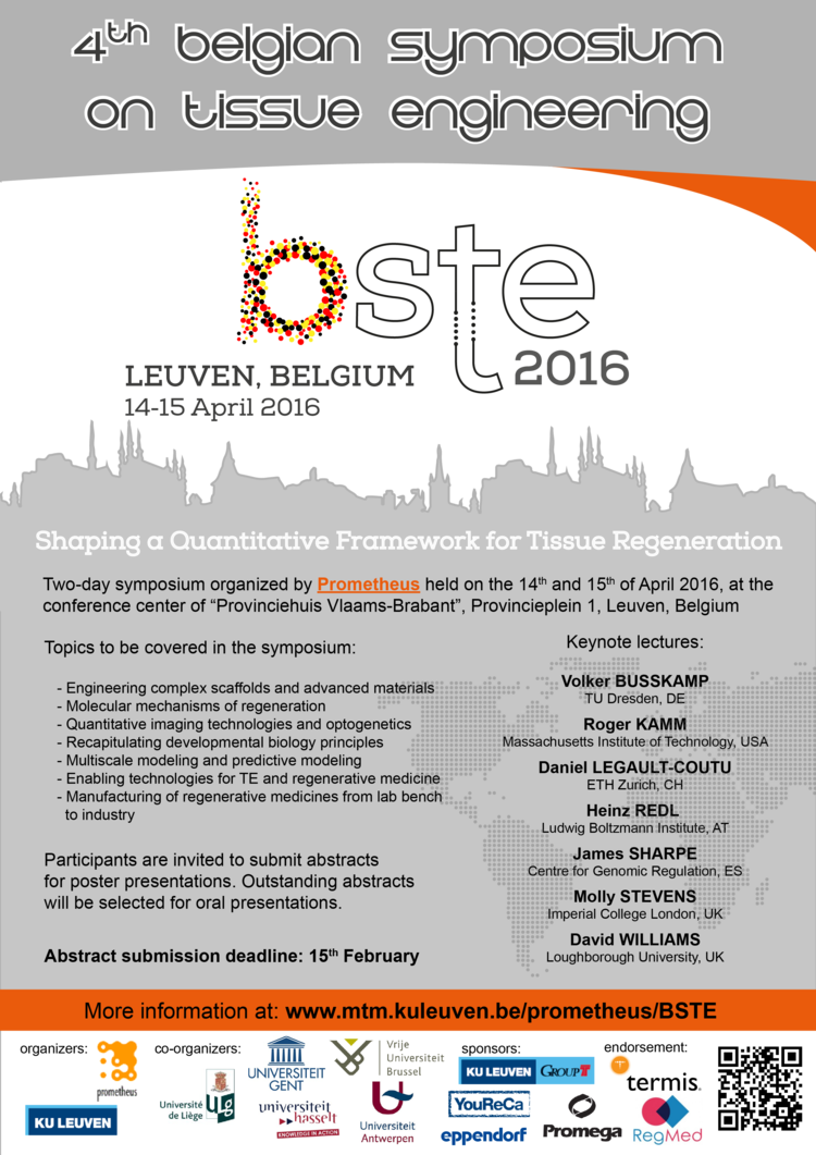 4th Belgian Symposium on Tissue Engineering